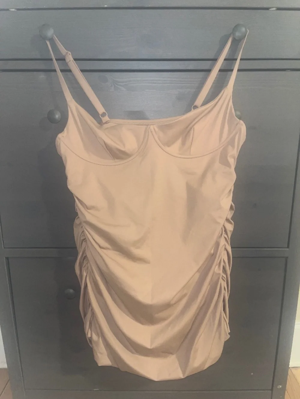 Skims Sculpting Ruched One Piece Bathing Suit